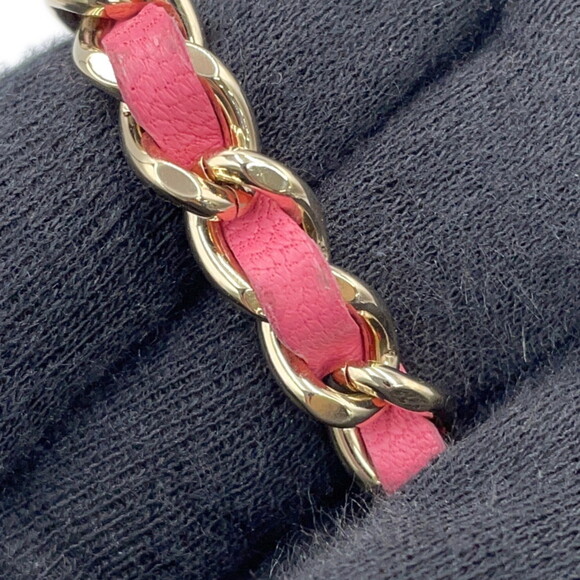 CHANEL Authentic Pink Lambskin Leather Logo Wallet - Picture 12 of 16